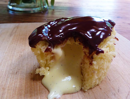 Boston Cream Cupcake